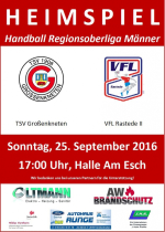 Plakat TSV Großenkneten - VfL Edewecht 2